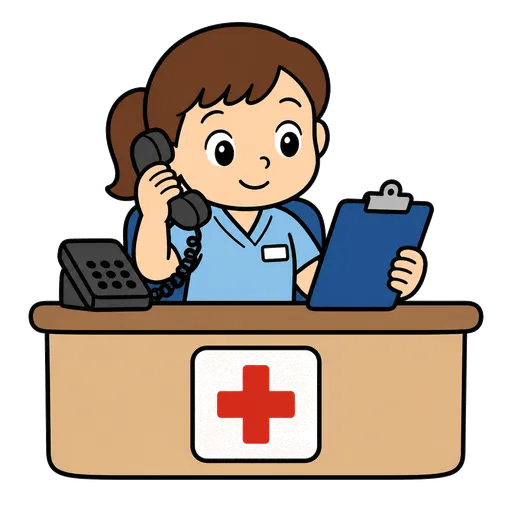 AAC-Piktogramm: medizinische Empfangskraft