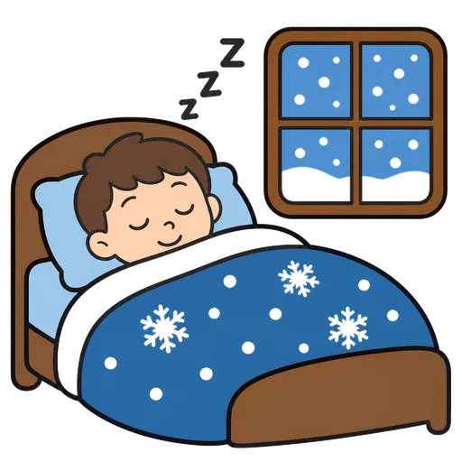 Pittogramma CAA: sonno invernale