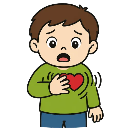Piktogram AAC: serce mi bije szybko
