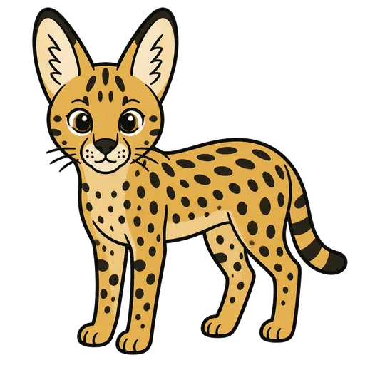 Pictograma CAA: serval