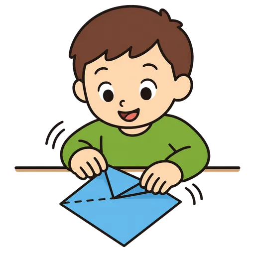 Piktogram AAC: składanie origami