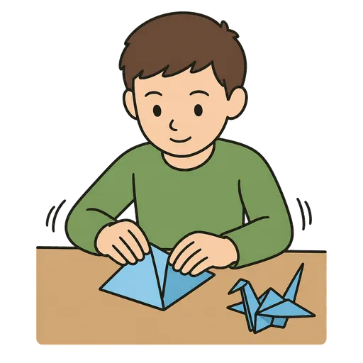 Piktogram AAK: skladanie origami