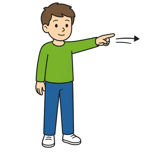 Piktogram AAC: skierowanie