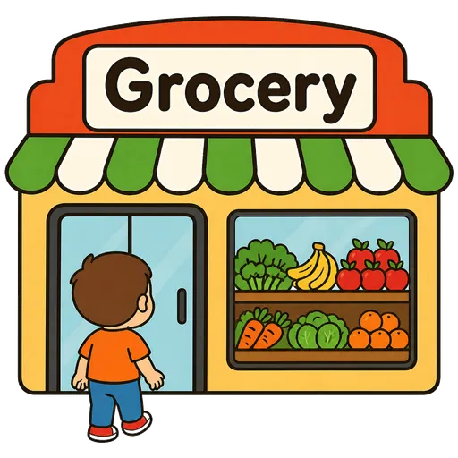 Pittogramma CAA: supermercato