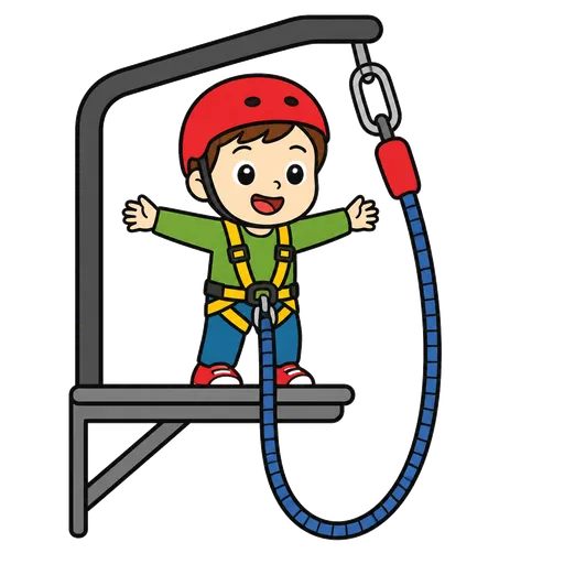 Piktogram AAC: skoki na bungee