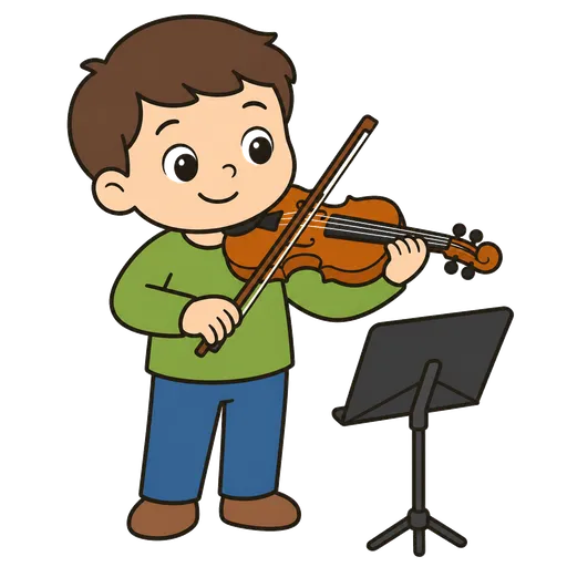 Pictograma CAA: violín
