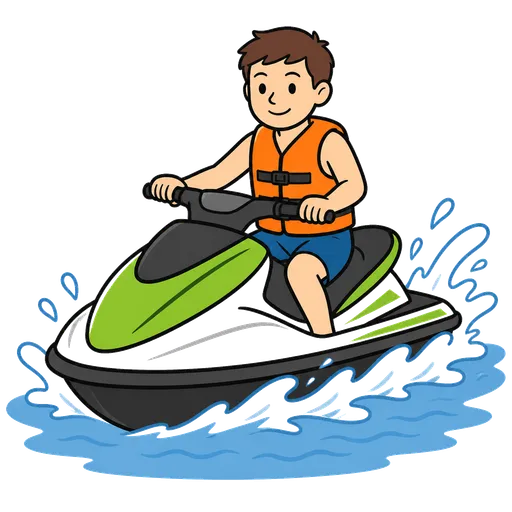 Pittogramma CAA: scooter d’acqua