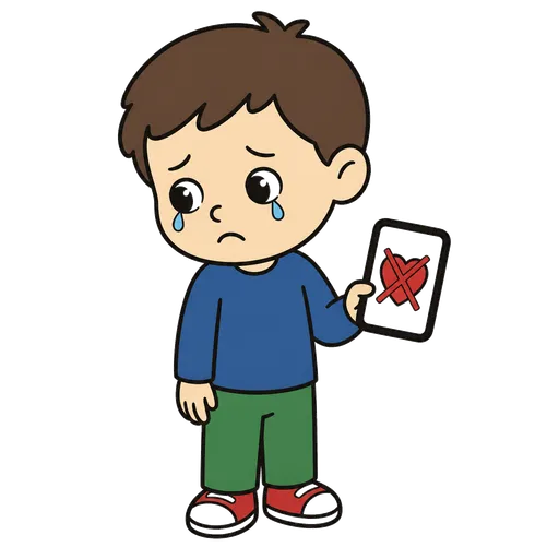 Pittogramma CAA: triste senza di te