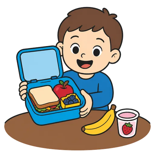 AAC-Piktogramm: Frühstückssnackbox
