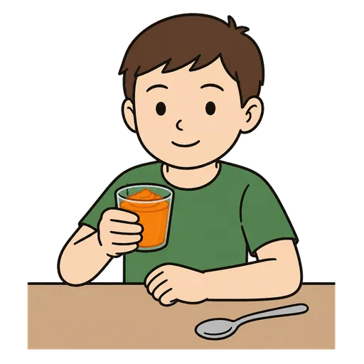 AAC-Piktogramm: Fruchtmus-Saft