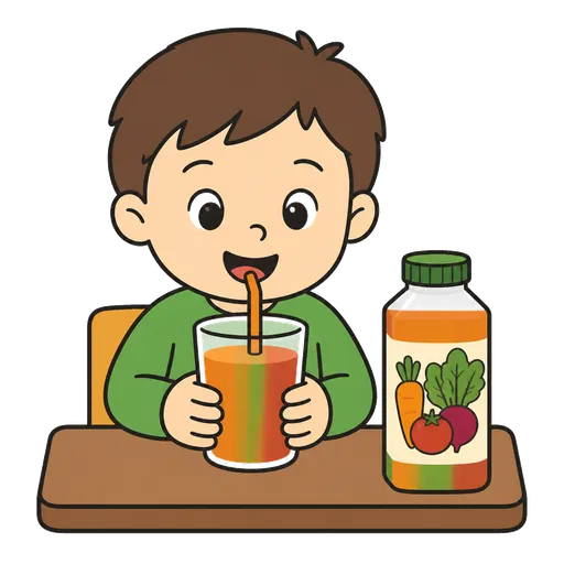 Piktogram AAC: sok wielowarzywny