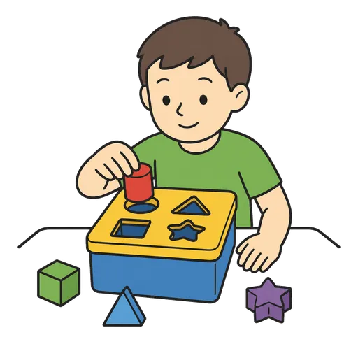 Piktogram AAK: shape sorter