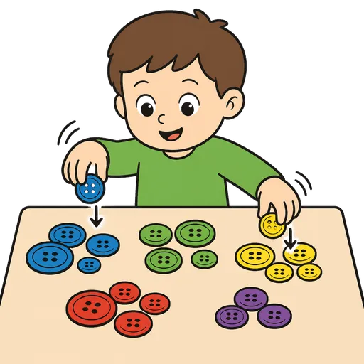 AAC-Piktogramm: Sortiertasten