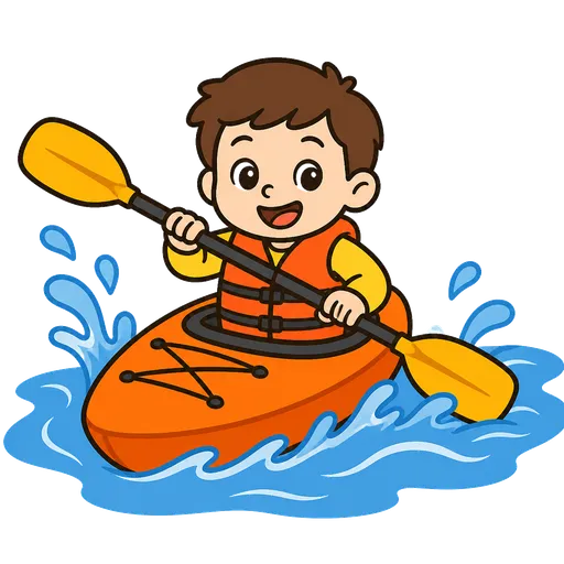 Pittogramma CAA: gita in kayak