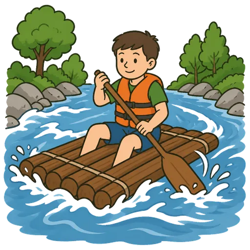 AAC-Piktogramm: rafting
