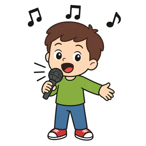 Piktogram AAC: śpiewanie piosenek