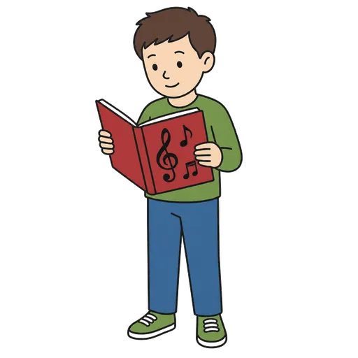 AAC pictogram: songbook