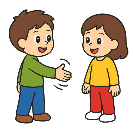 Piktogram AAC: spotykać