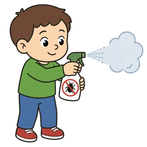 Pittogramma CAA: spray per insetti
