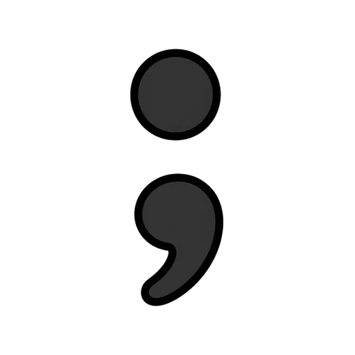 AAC-Piktogramm: Semikolon