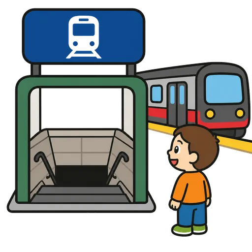 AAC-Piktogramm: U-Bahn-Station