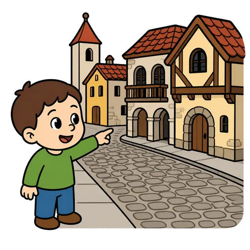 Piktogram AAC: stare miasto