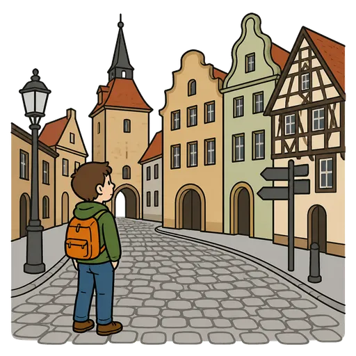 Piktogram AAC: stare miasto