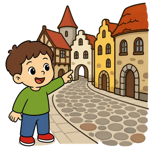 AAC-Piktogramm: Altstadt (historisches Zentrum)