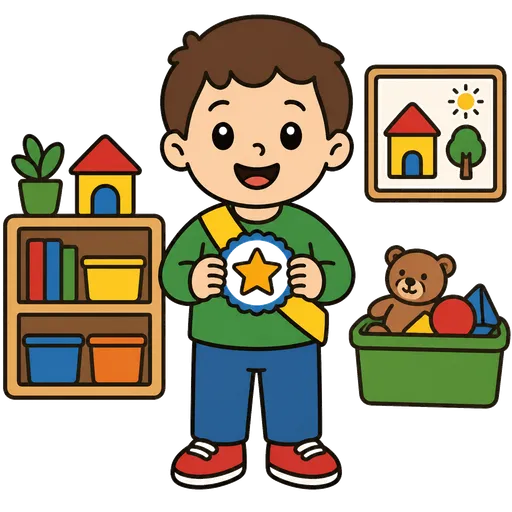 Pittogramma CAA: più grande bambino della scuola materna
