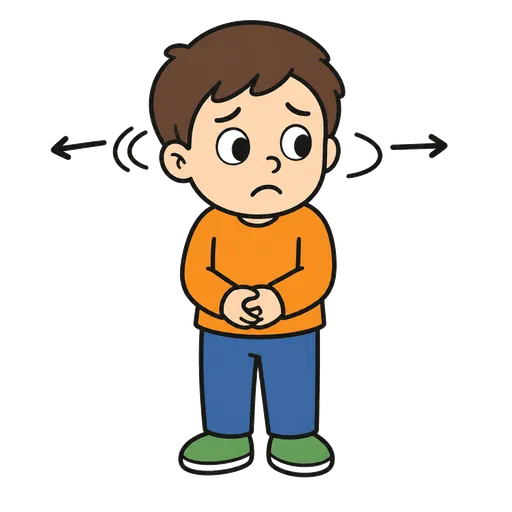 Pittogramma CAA: Sono fermo e aspetto (quando mi perdo)