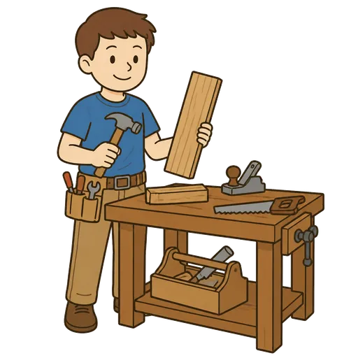 AAC pictogram: carpenter