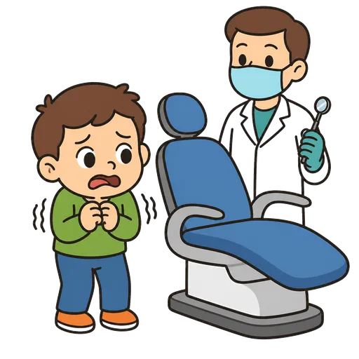 Piktogram AAC: strach przed dentystą