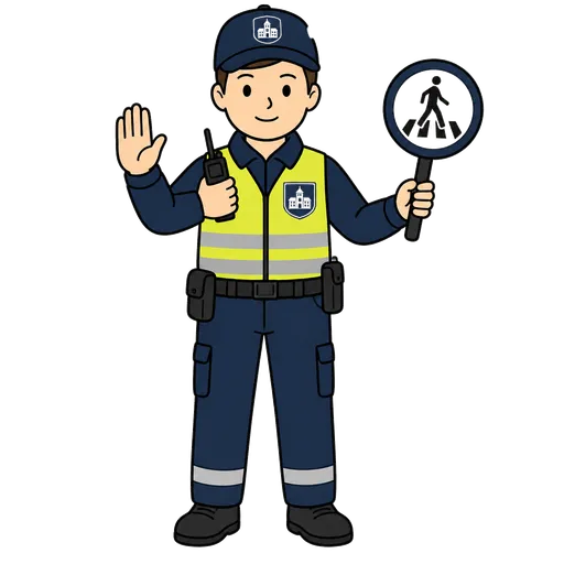 AAC pictogram: City guard