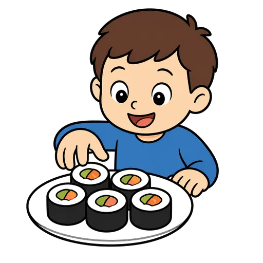 AAC-Piktogramm: Sushi