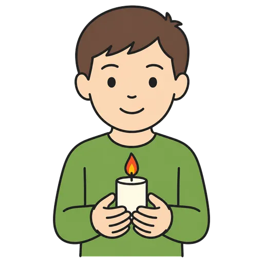 AAC pictogram: candle