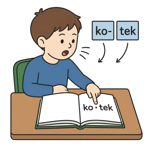 Piktogram AAC: sylabizowanie