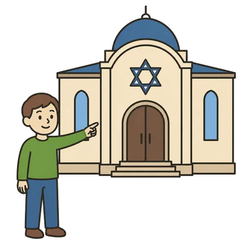 AAC pictogram: synagogue