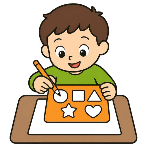 Piktogram AAC: szablon do rysowania