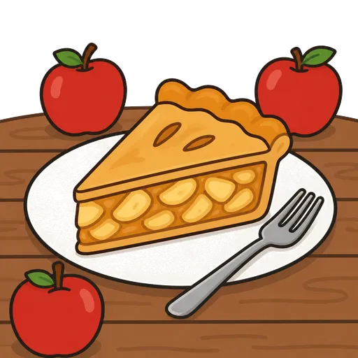Piktogram AAK: jablečný koláč