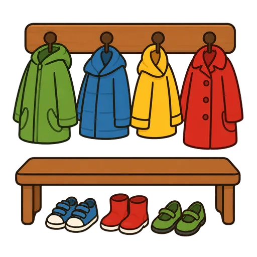 Pictogramme CAA : vestiaire