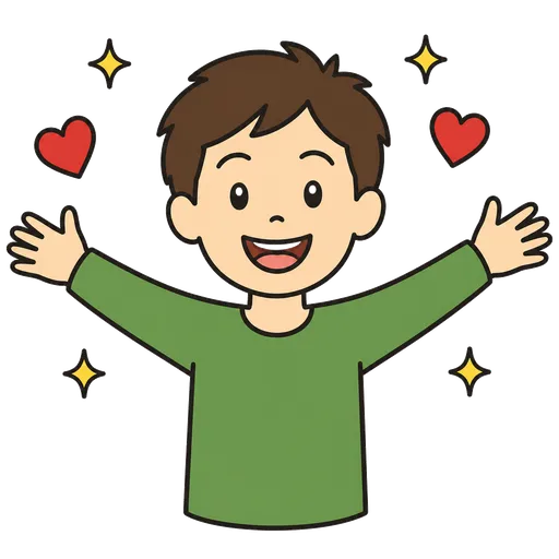 AAC pictogram: happiness