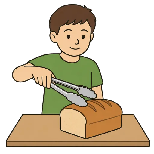 Pittogramma CAA: pinze per il pane