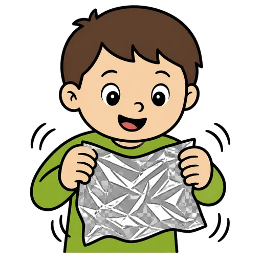Piktogram AAC: szeleszczący