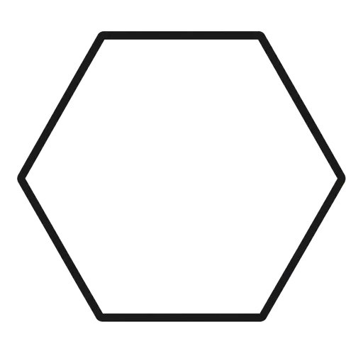 AAC pictogram: hexagon