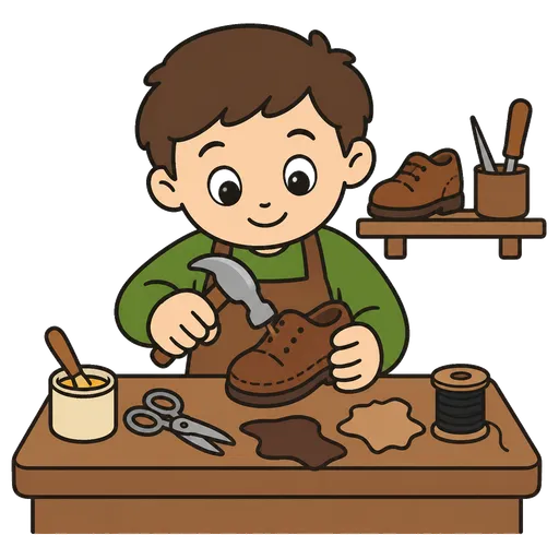 AAC pictogram: shoemaker