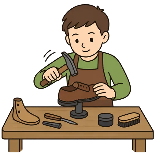 AAC pictogram: Shoemaker
