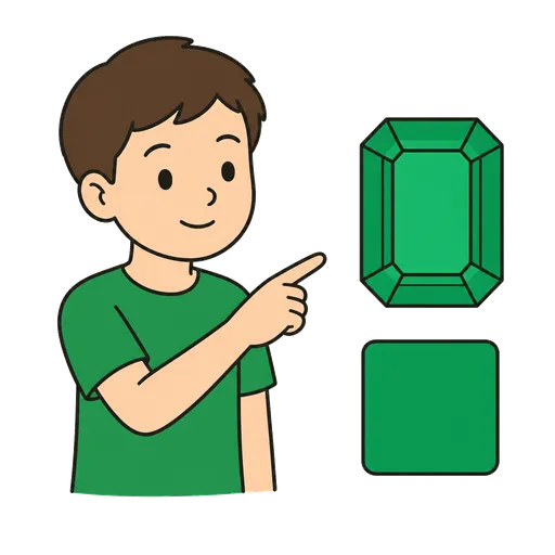 Піктограма АДК: emerald (green)