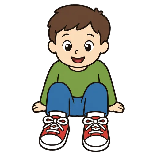 AAC-Piktogramm: geschnürt (Schuh)