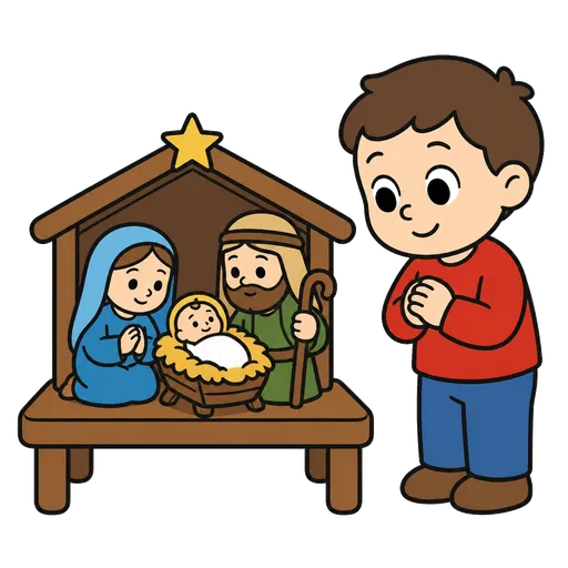 Pittogramma CAA: presepe