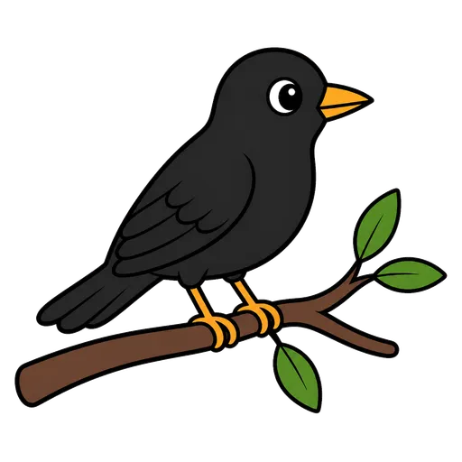 AAC-Piktogramm: Amsel
